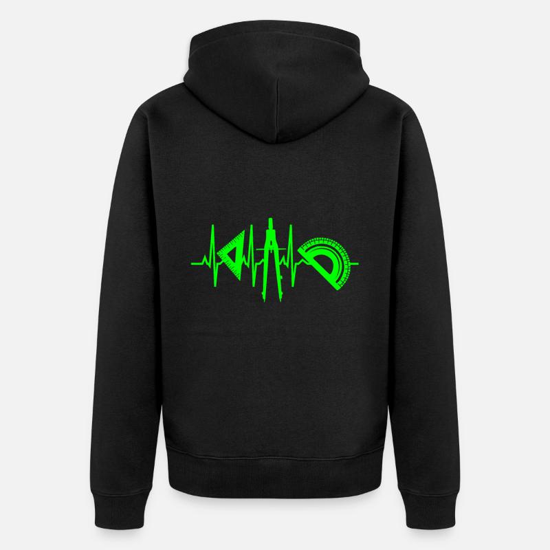 Architecture - Veste à capuche bio Premium Unisexe - noir