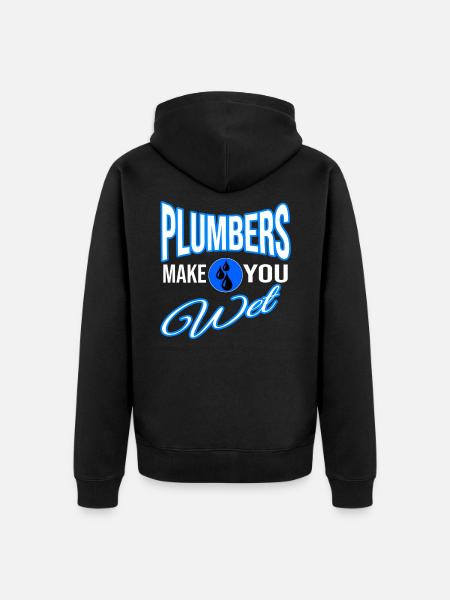 Klempner - Unisex Premium Bio Zip Hoodie - Schwarz