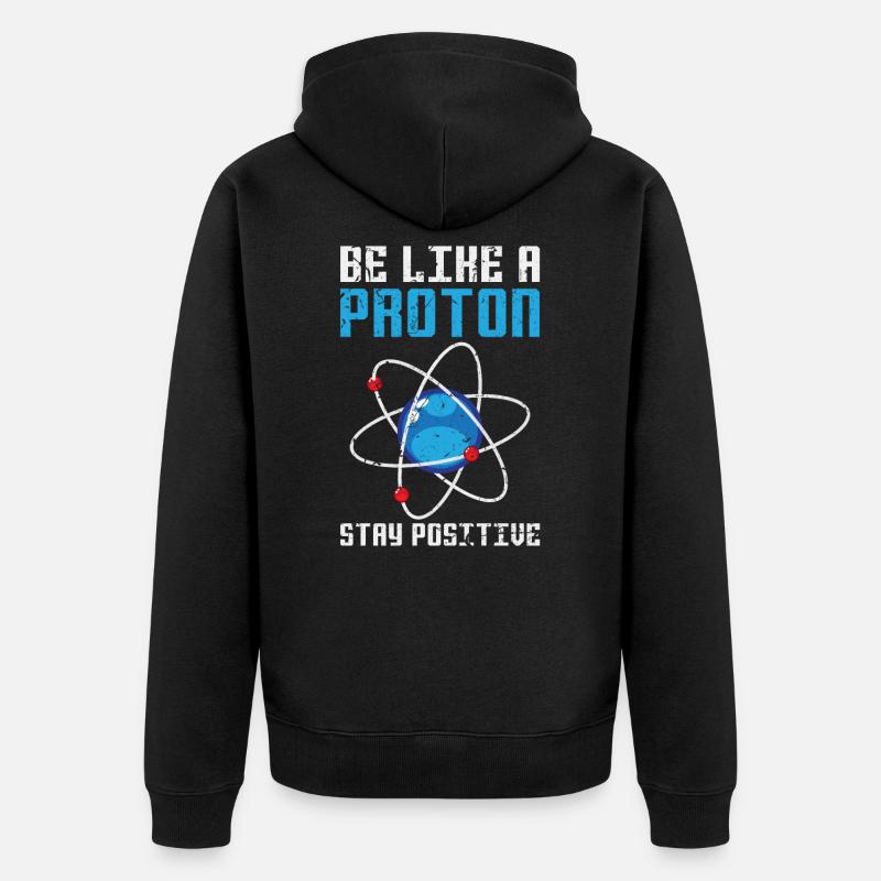Chimie Proton Positif - Veste à capuche bio Premium Unisexe - noir