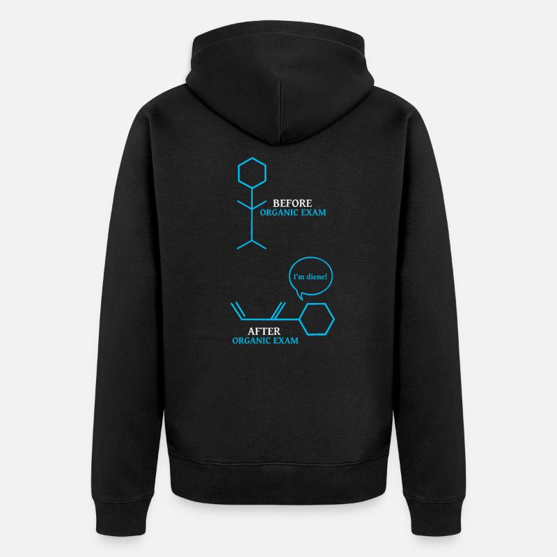 Examen de chimie - Veste à capuche bio Premium Unisexe - noir