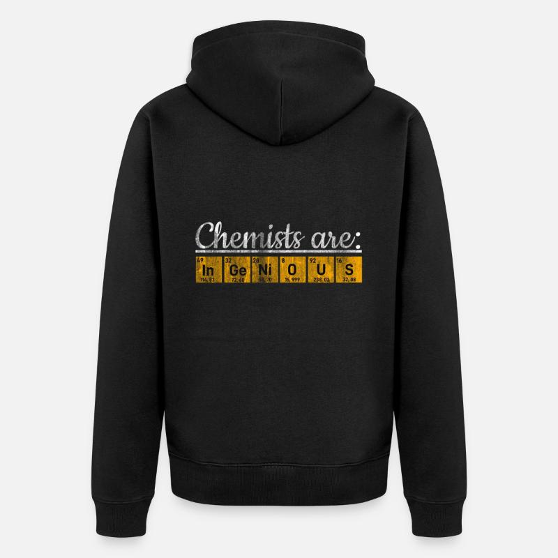 Chimiste Chimiste Scientifique - Veste à capuche bio Premium Unisexe - noir