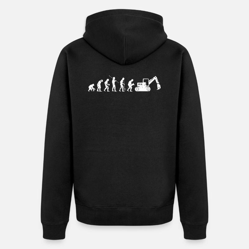 Pelle Evolution - Veste à capuche bio Premium Unisexe - noir