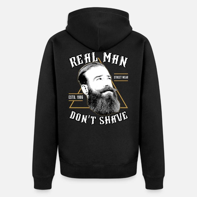 Hipster hipster - Veste à capuche bio Premium Unisexe - noir