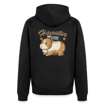 Hamster Maman Animaux Cadeau Animal Love Sweet - Veste à capuche bio Premium Unisexe - noir - Dos - Nico (187cm)