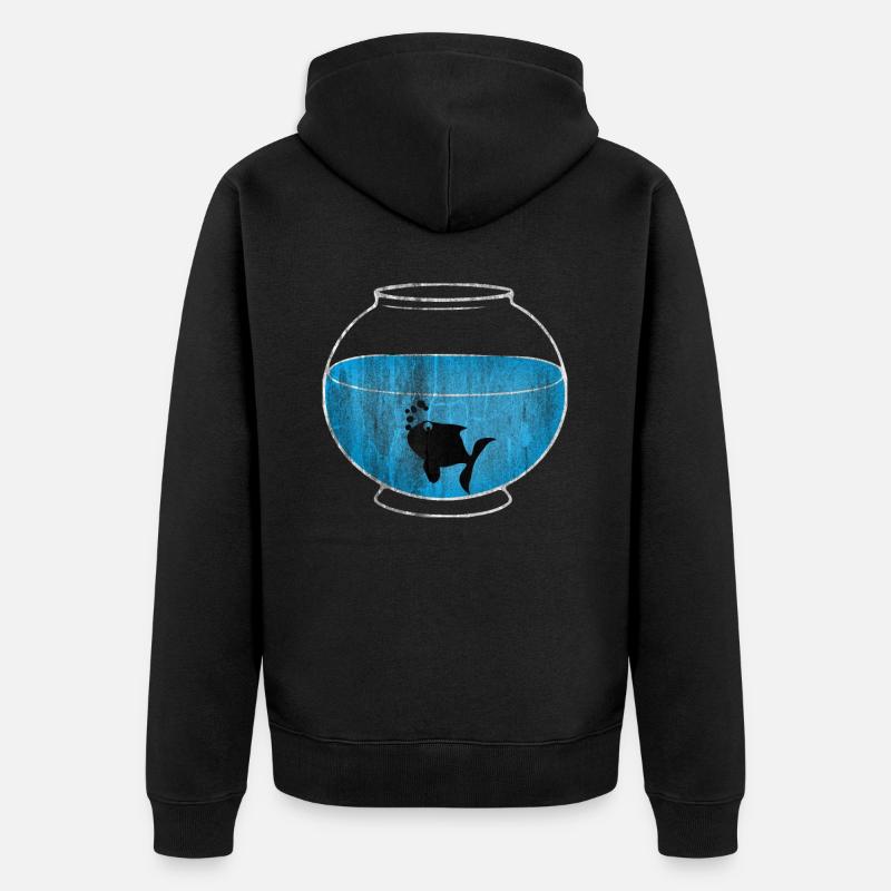 aquarium - Veste à capuche bio Premium Unisexe - noir
