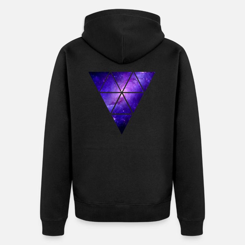 Galaxie / galaxie - Veste à capuche bio Premium Unisexe - noir