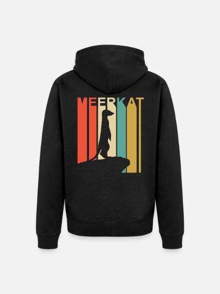 suricates - Veste à capuche bio Premium Unisexe - noir