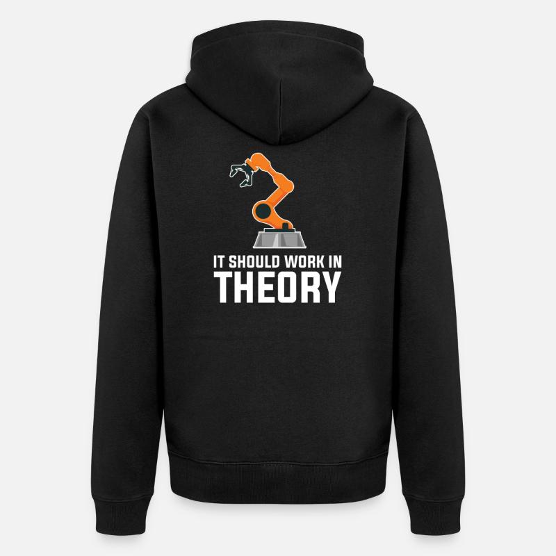 Informaticien science - Veste à capuche bio Premium Unisexe - noir