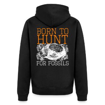 Archaeology Archaeologist - Unisex Premium Organic Zip Hoodie - black - Back - Nico (187cm)