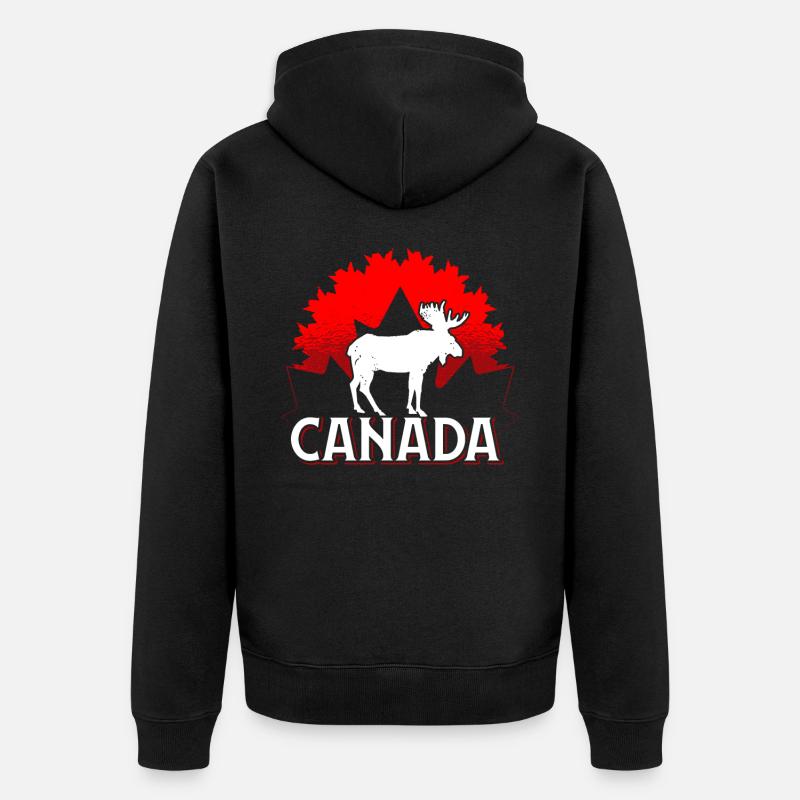 Canada - Veste à capuche bio Premium Unisexe - noir