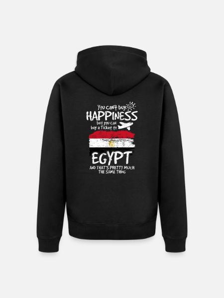Egypte - Veste à capuche bio Premium Unisexe - noir