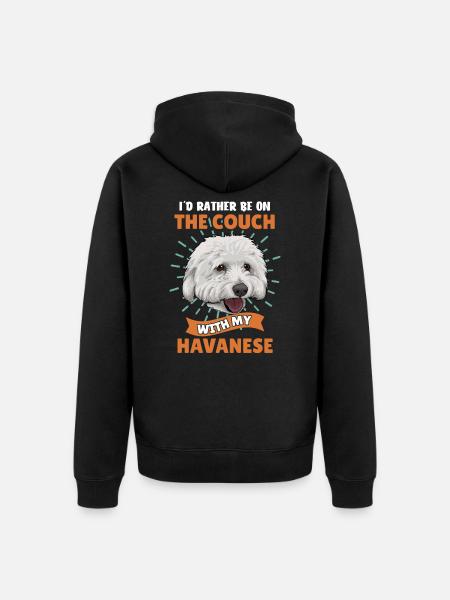 Havanais havanais - Veste à capuche bio Premium Unisexe - noir