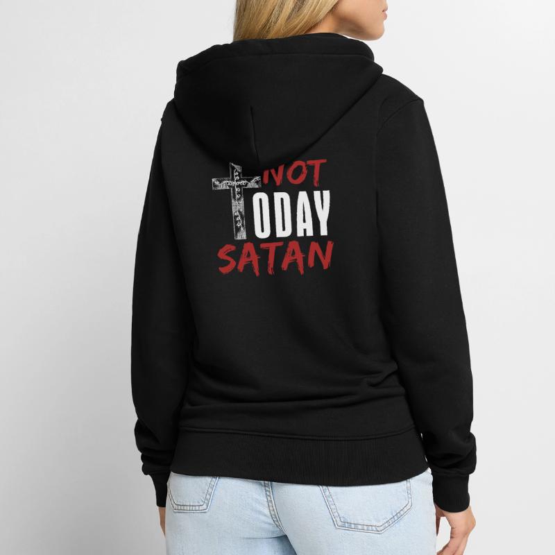 devil Unisex Premium Organic Zip Hoodie