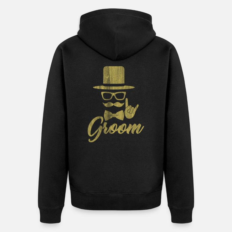 Célibataire - Veste à capuche bio Premium Unisexe - noir