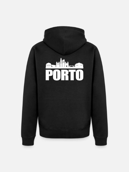 Porto - Veste à capuche bio Premium Unisexe - noir