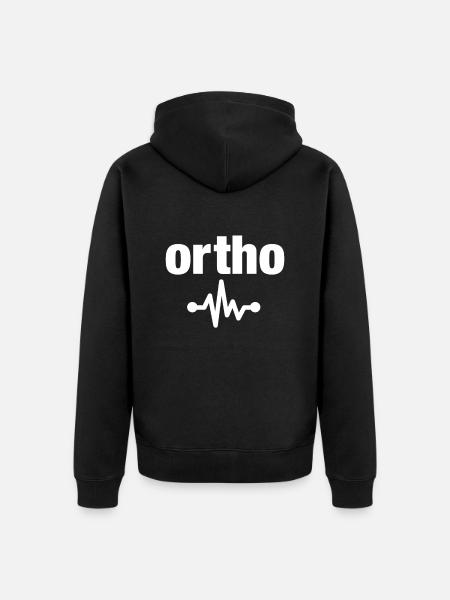 Orthopedics medics - Unisex Premium Organic Zip Hoodie - black