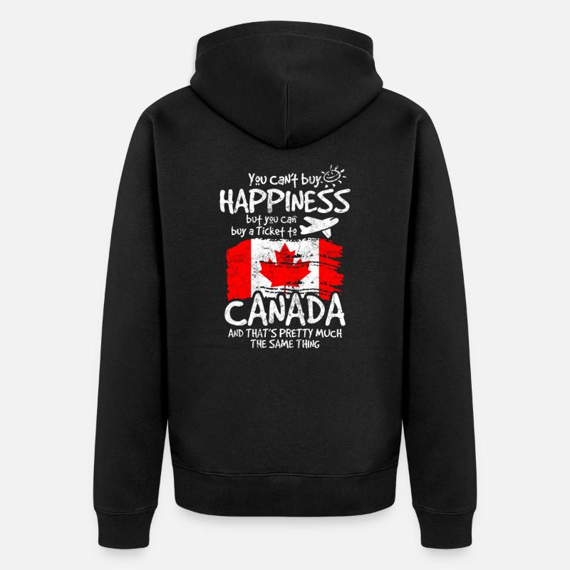 Canada - Veste à capuche bio Premium Unisexe - noir