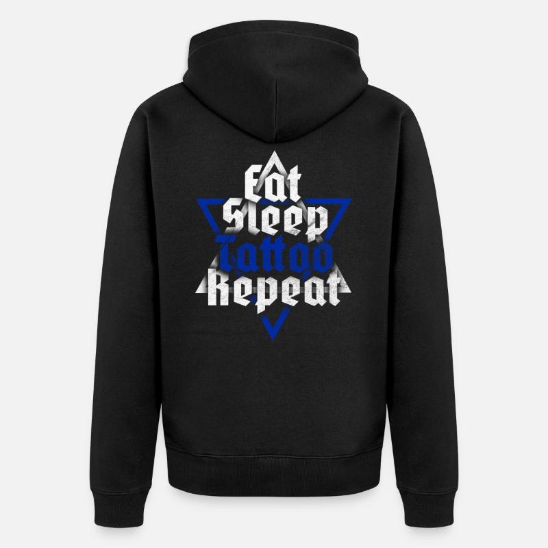 tatouage - Veste à capuche bio Premium Unisexe - noir