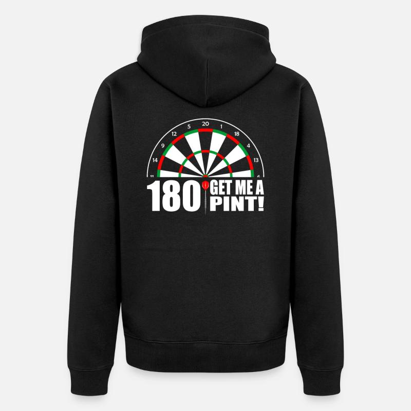 jeu de fléchettes - Veste à capuche bio Premium Unisexe - noir