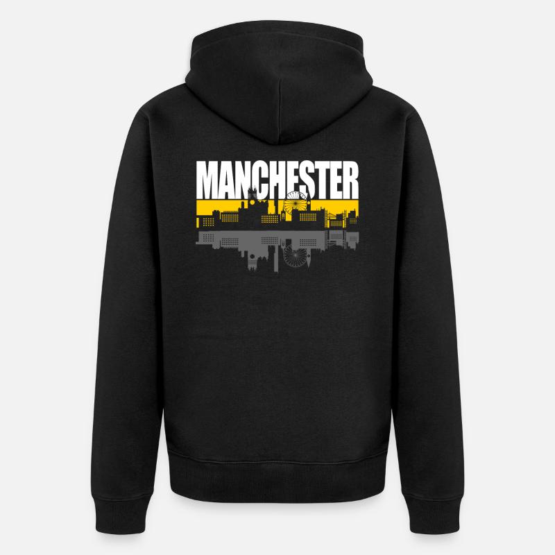 Manchester - Veste à capuche bio Premium Unisexe - noir