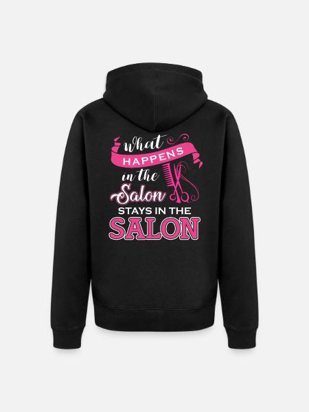 coiffeur - Veste à capuche bio Premium Unisexe - noir