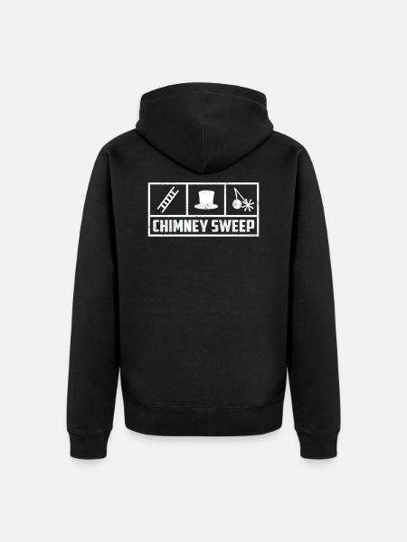 Schornsteinfeger - Unisex Premium Bio Zip Hoodie - Schwarz