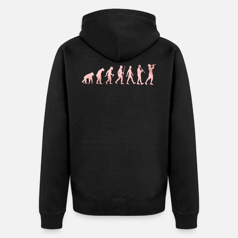 Clarinette - Veste à capuche bio Premium Unisexe - noir