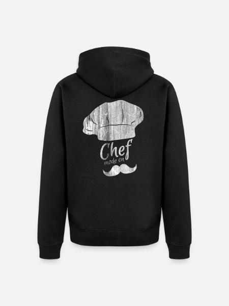 Cuisson - Veste à capuche bio Premium Unisexe - noir