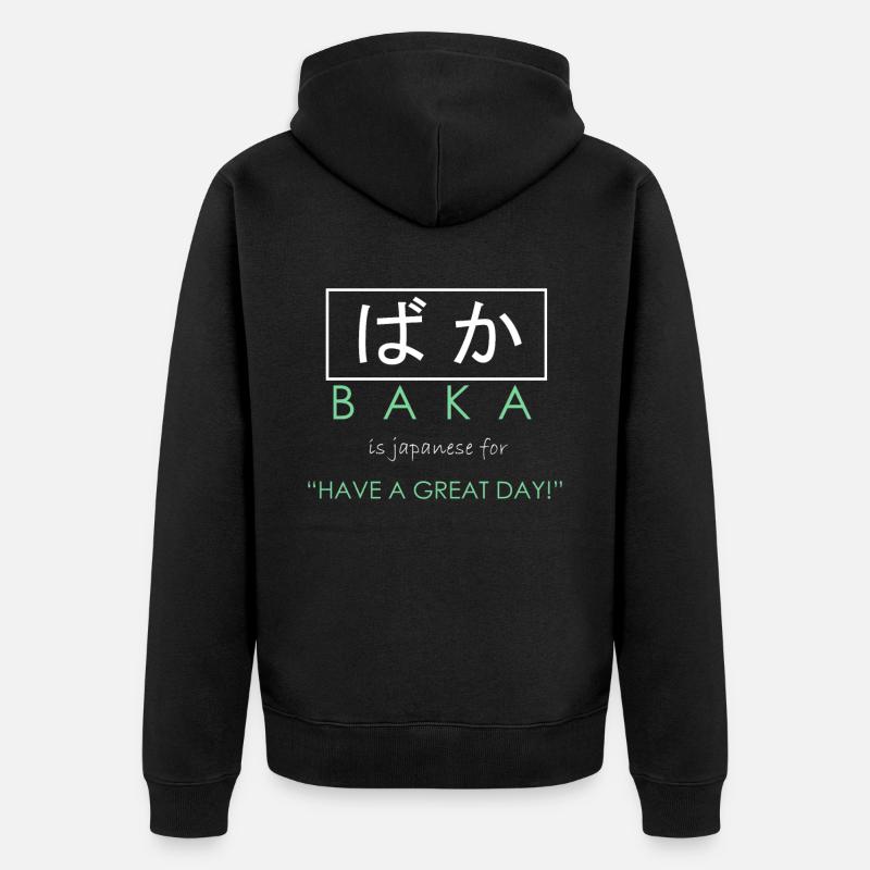 Japon - Veste à capuche bio Premium Unisexe - noir