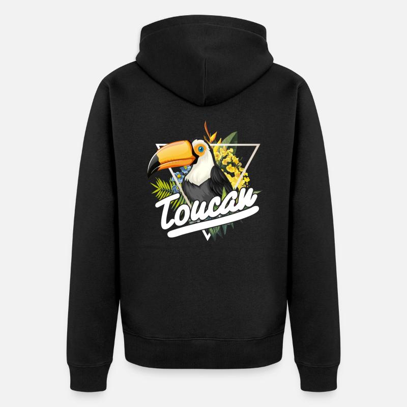 Tukan Amants - Veste à capuche bio Premium Unisexe - noir