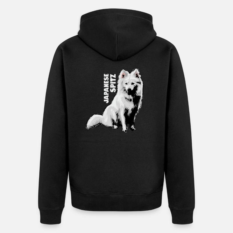 Spitz Japon - Veste à capuche bio Premium Unisexe - noir
