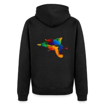 Kurzkopf sac de glisse Australie - Veste à capuche bio Premium Unisexe - noir - Dos - Nico (187cm)