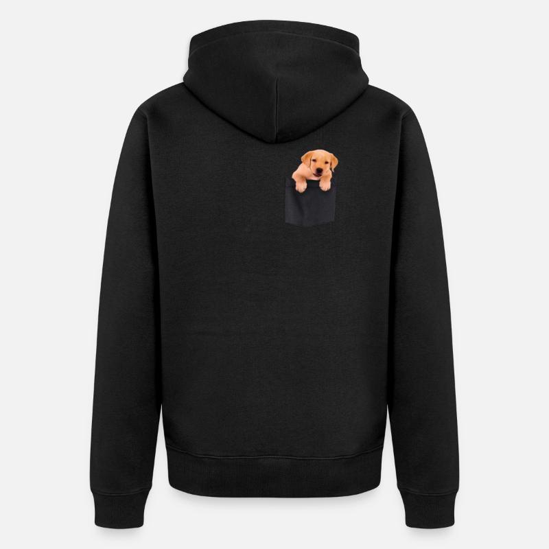 Labrador - Veste à capuche bio Premium Unisexe - noir