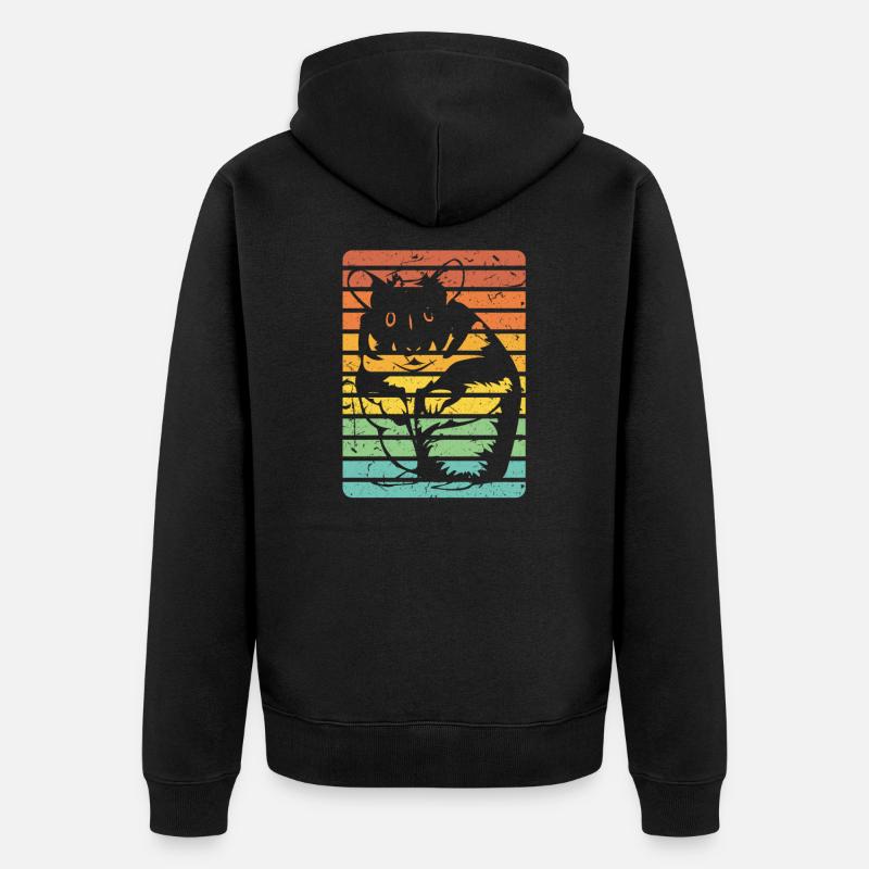 Hamster - Unisex Premium Bio Zip Hoodie - Schwarz