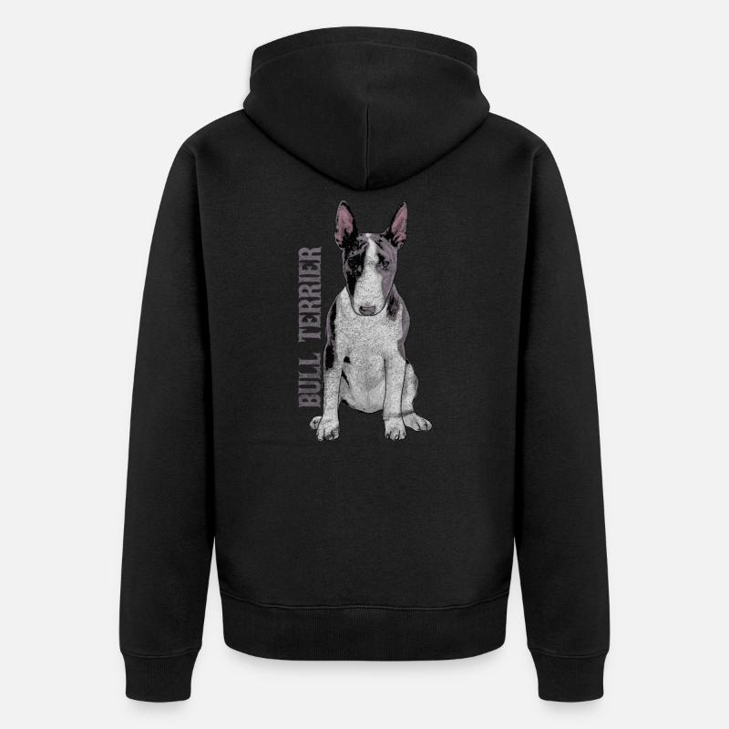 Bull Terrier - Veste à capuche bio Premium Unisexe - noir