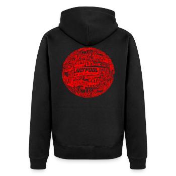Liverpool - Veste à capuche bio Premium Unisexe - noir - Dos - Nico (187cm)