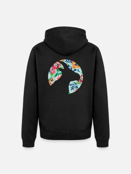 Goat farm - Unisex Premium Organic Zip Hoodie - black