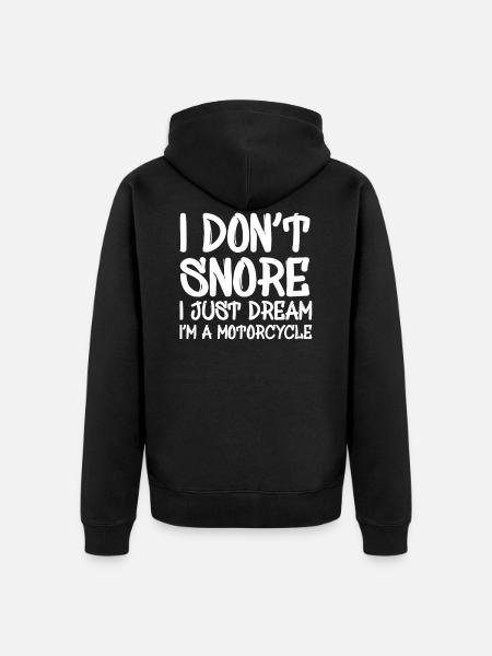 funny saying funny sayings - Unisex Premium Organic Zip Hoodie - black
