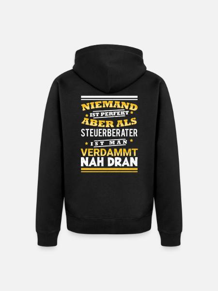 Conseiller fiscal - Veste à capuche bio Premium Unisexe - noir