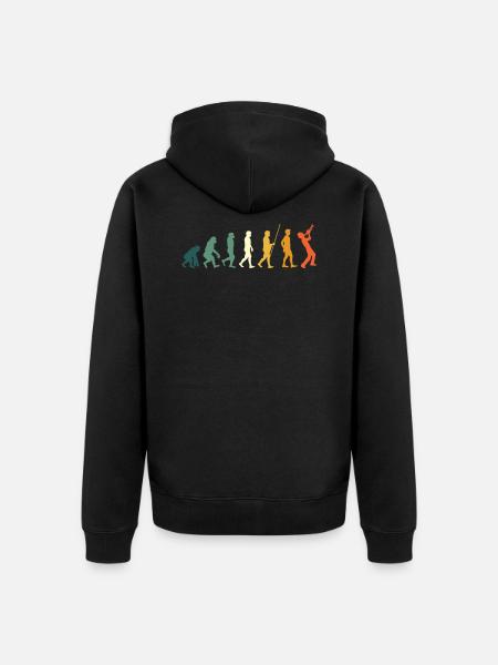 Trompete - Unisex Premium Bio Zip Hoodie - Schwarz