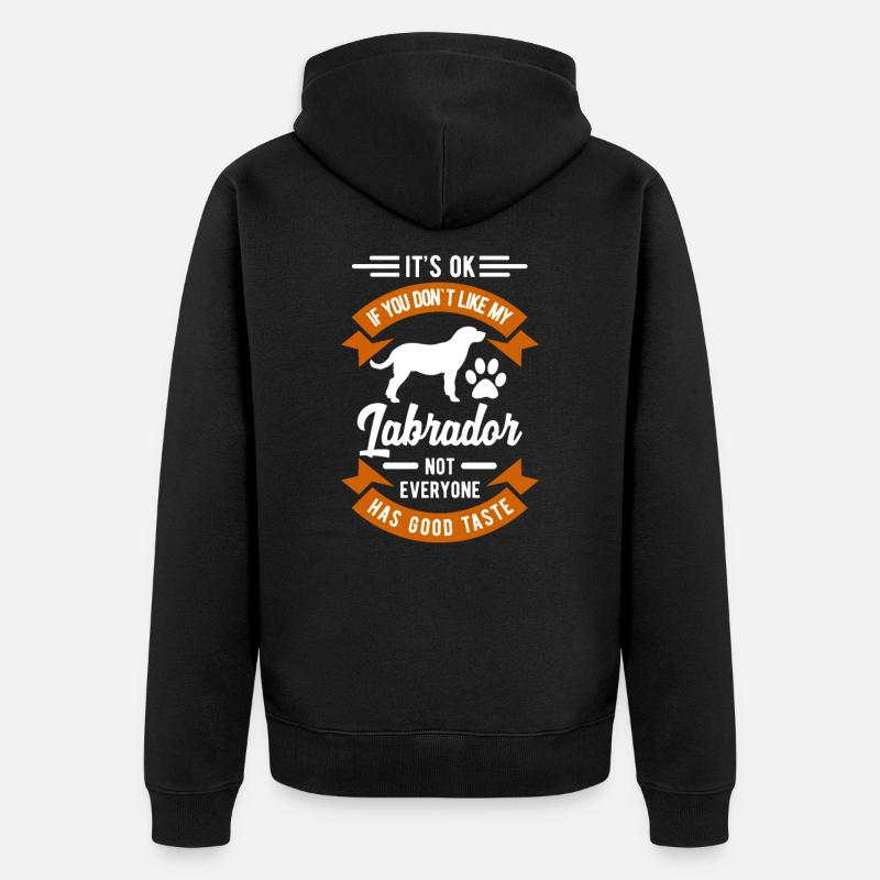 Labrador - Veste à capuche bio Premium Unisexe - noir