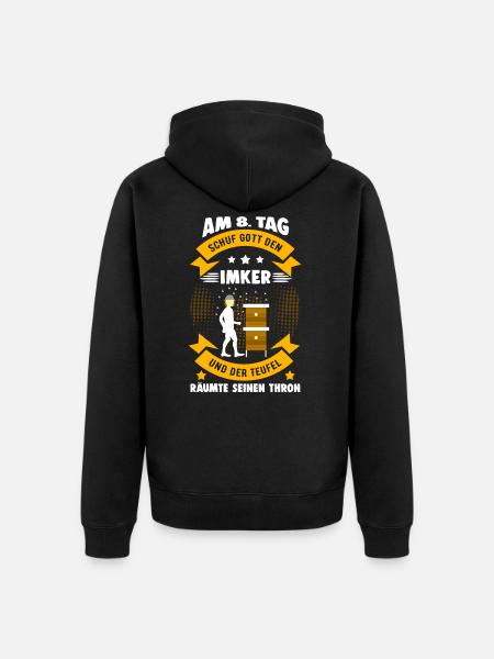 Imker - Unisex Premium Bio Zip Hoodie - Schwarz