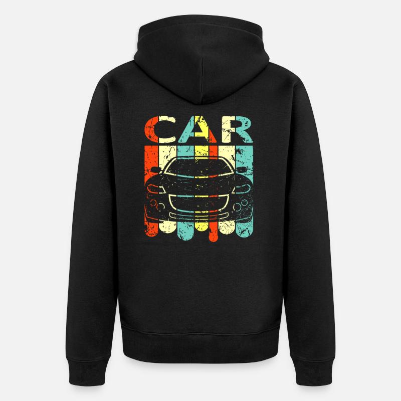 Auto - Unisex Premium Bio Zip Hoodie - Schwarz