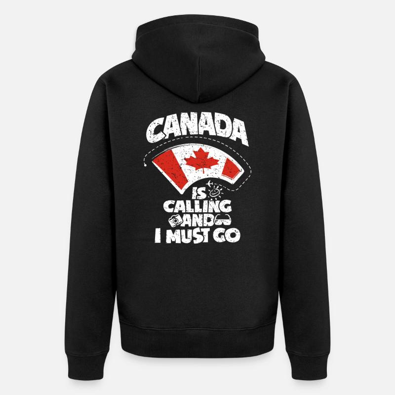 Canada - Veste à capuche bio Premium Unisexe - noir