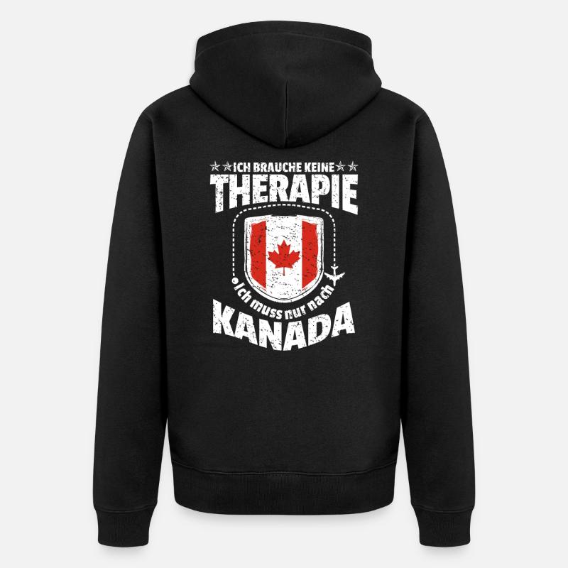 Canada - Veste à capuche bio Premium Unisexe - noir