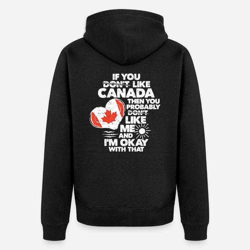 Canada - Veste à capuche bio Premium Unisexe - noir