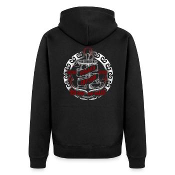Cadeau de mutinerie pirate pirate pirate pirate - Veste à capuche bio Premium Unisexe - noir - Dos - Nico (187cm)
