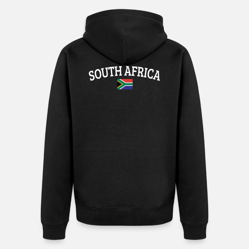 Afrique du Sud - Veste à capuche bio Premium Unisexe - noir