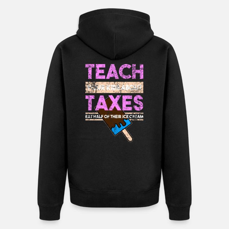 Enfants du capitalisme - Veste à capuche bio Premium Unisexe - noir