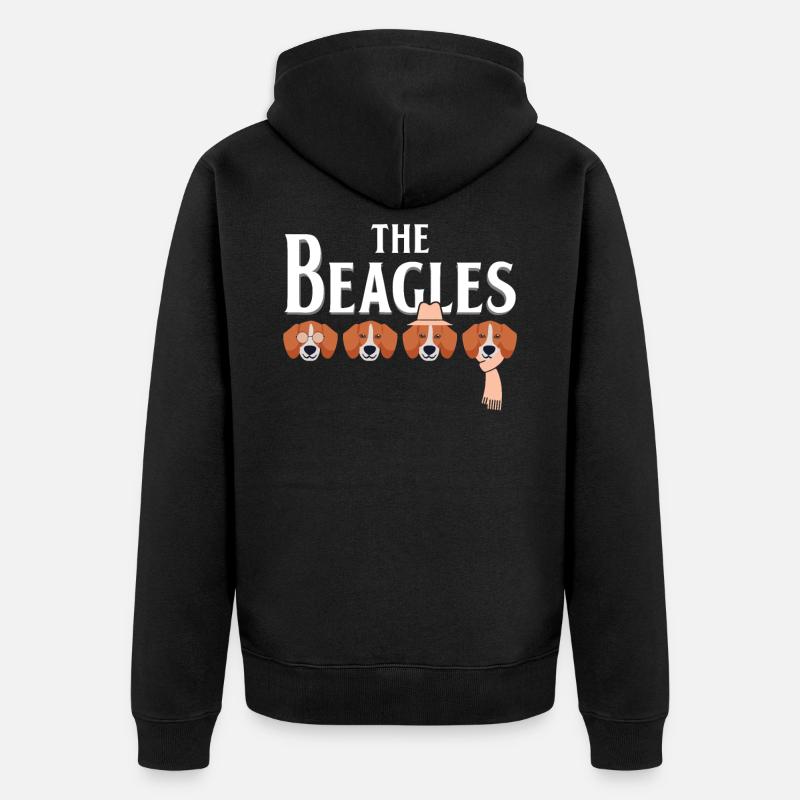 Beagle - Veste à capuche bio Premium Unisexe - noir